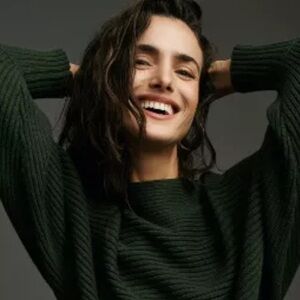 Anthropologie Kendall Mock Neck Sweater